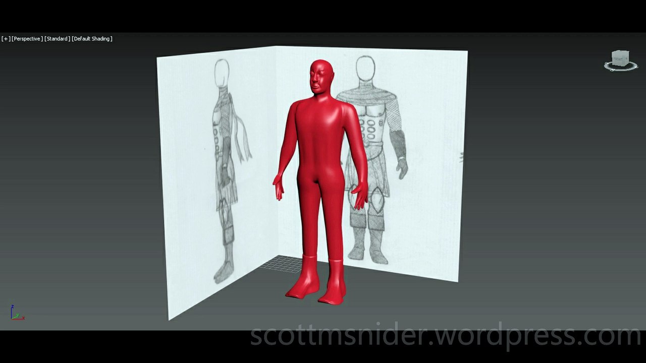 Flame: 3DS MAX Practice Polygon Modeling Model Video #150 (01-24-2026)