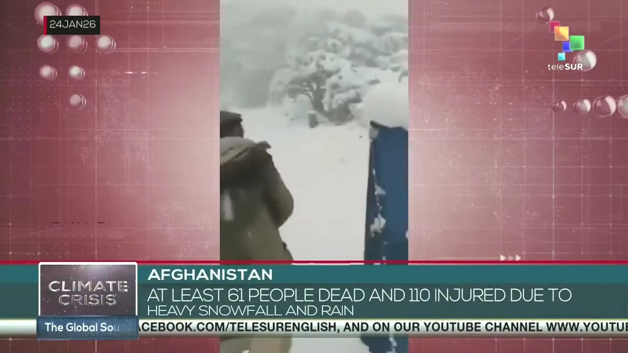 Afghanistan | At least 61 people dead and 110 injured due to heavy snowfall and rain