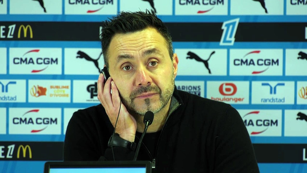 Roberto De Zerbi (Olympique de Marseille) : « Je n’ai pas à vous convaincre » - Foot - Ligue 1 - Marseille
