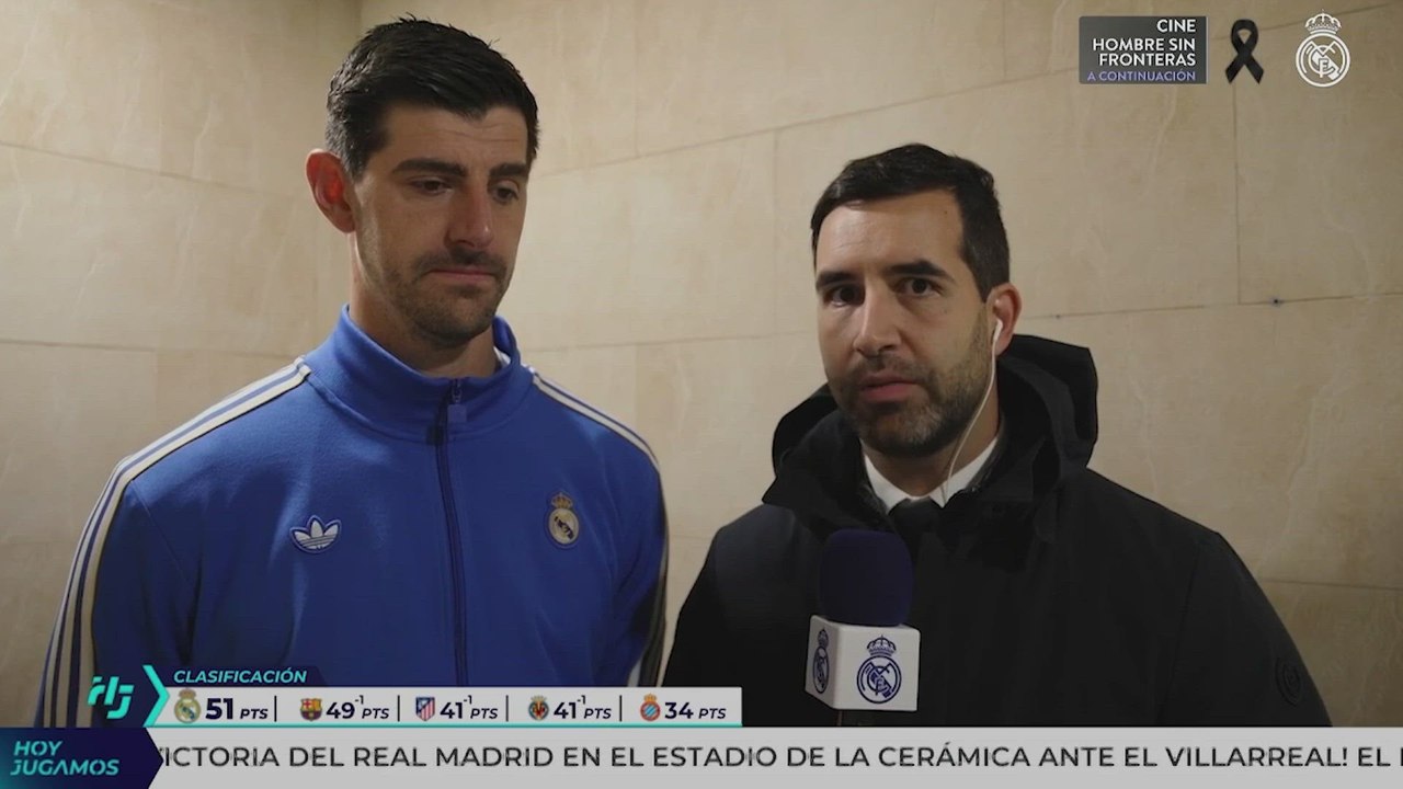 Zona mixta completa tras el Villarreal 0 - Real Madrid 2: Courtois, Valverde, Arbeloa..