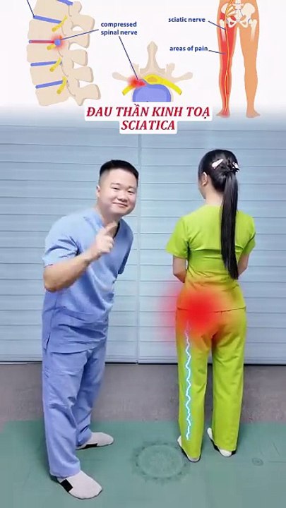 Sciatic pain relief exercises to relax muscles and improve spine and hip mobility.