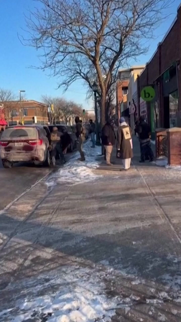 New video angle shows moment armed man shot dead in Minneapolis by federal agent