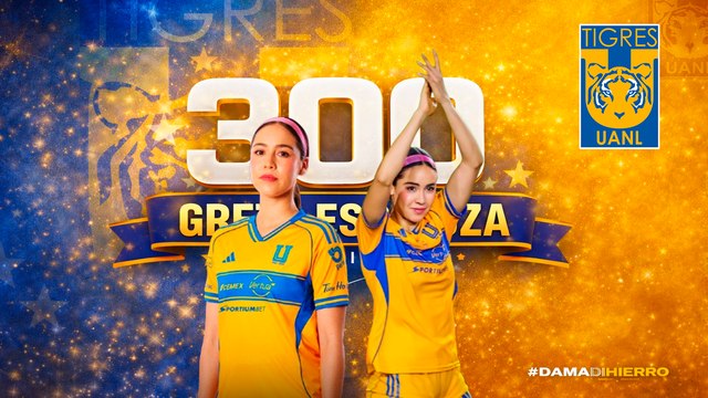 Greta Espinoza, la Dama de Hierro, alcanza los 300 partidos y deja huella histórica con Tigres Femenil