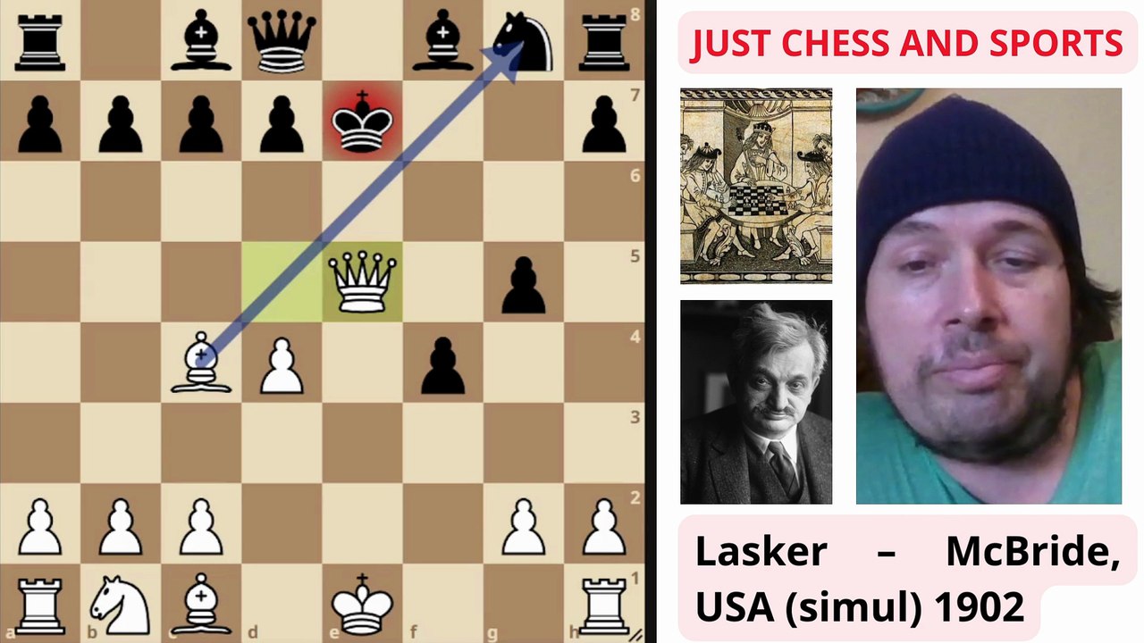 Emanuel Lasker ganando con tacticas de ajedrez (1)