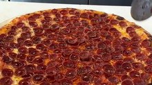 Large triple pepperoni pizza 🍕