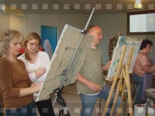 Stage de peinture à Ecos