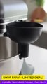 Flour Funnel for KitchenAid Mixer | Anti-Splash No-Mess Baking Attachment for Tilt-Head