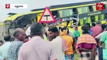 மதுரை அருகே ஆம்னி பேருந்துகள் மோதி விபத்து; 3 பேர் உயிரிழப்பு - 15-க்கும் மேற்பட்டோர் படுகாயம்