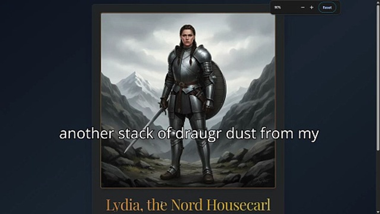 Funny Monologue What Lydia Actually Thinks of the Dragonborn (AI Monologue)