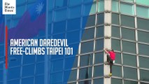 US climber Alex Honnold begins free solo climb of Taipei 101