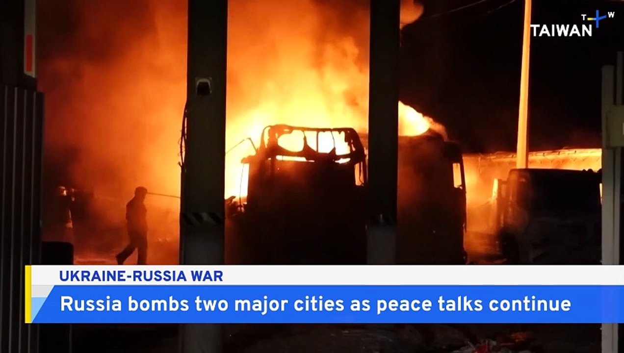 Russia Strikes Kyiv and Kharkiv As US-Brokered Peace Talks Continue