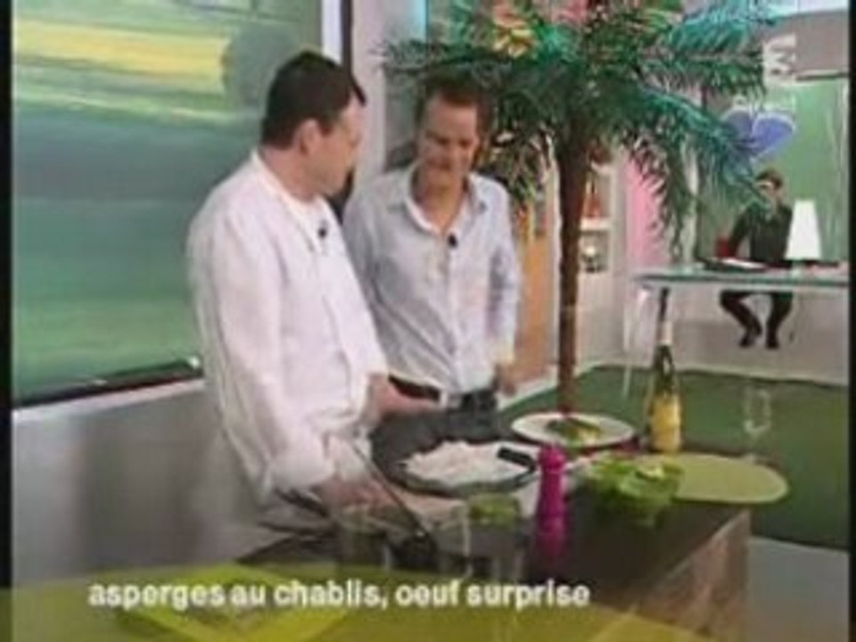 "La Cuisine au vin"  sur France 3 Bourgogne - 27 mai 2008