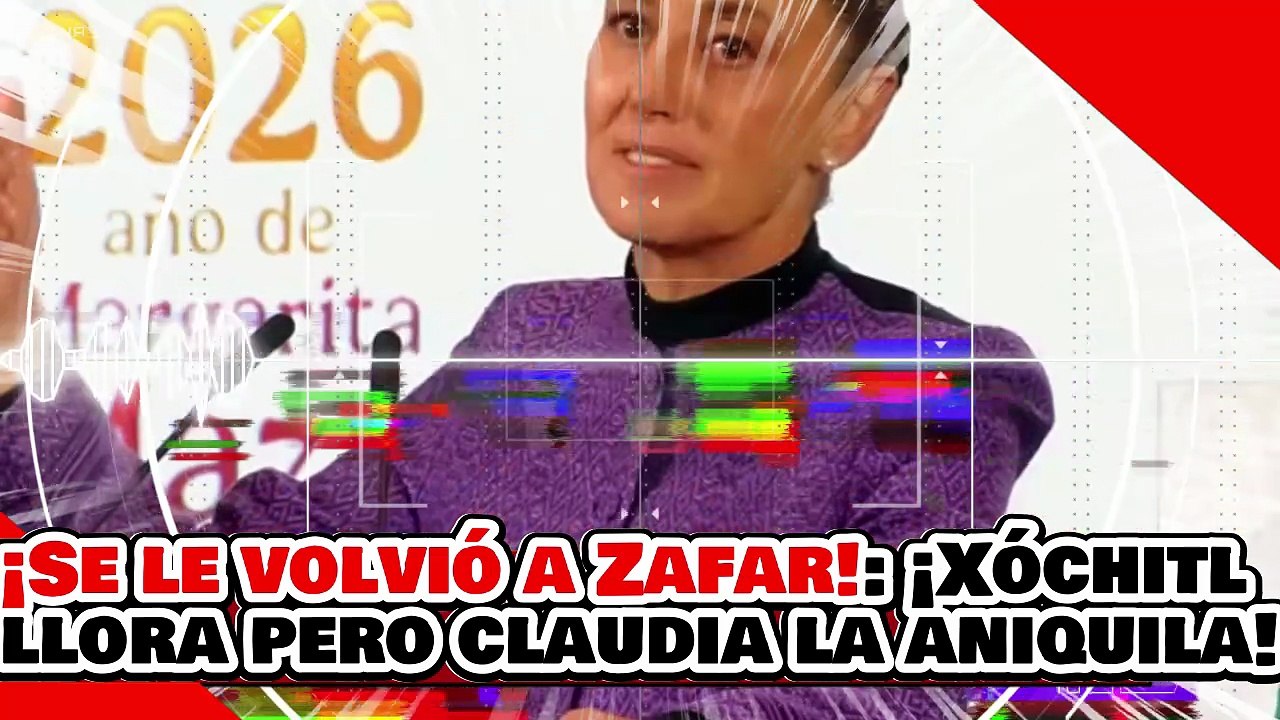 🔥🚨¡SE LE VOLVIÓ A ZAFAR! ¡XÓCHITL LLORA pero SHEINBAUM la ANIQUILA DÁNDOLE CÁTEDRA de HISTORIA!