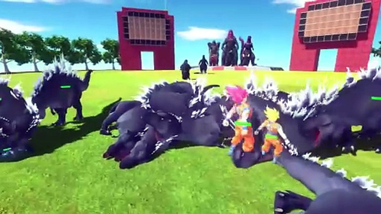 Thermo Evolved Godzilla vs. Goku Power