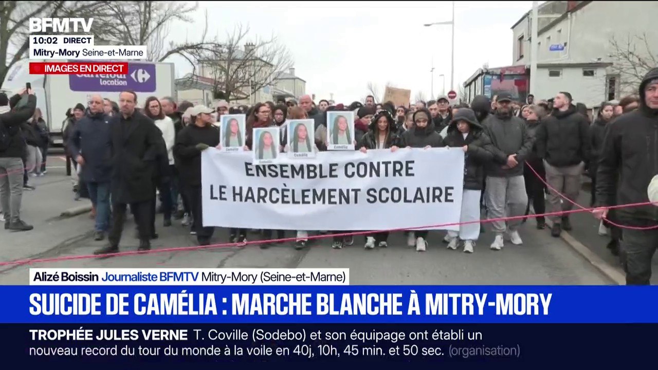Suicide d'une lycéenne en Seine-et-Marne: une marche blanche organisée en hommage à Camélia