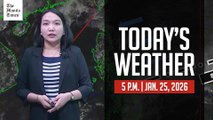 Today's Weather, 5 P.M. | Jan. 25, 2026