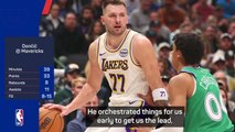 Redick praises 'fantastic' Doncic as Lakers beat Mavs