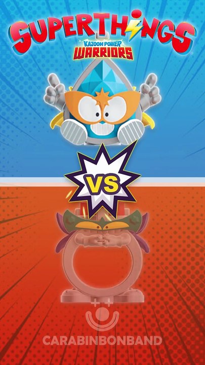 ⚡#superthings #kazoompowerwarriors WONDEARFUL VS TRINKETT - By CARA BIN BON BAND 🤡