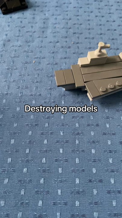 Destroying Lego models