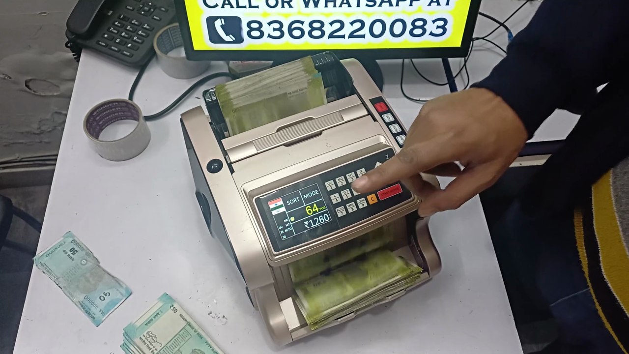 Need Note Counting Machine on Rent in Faridabad? We Got You Covered! 📞 8368220083