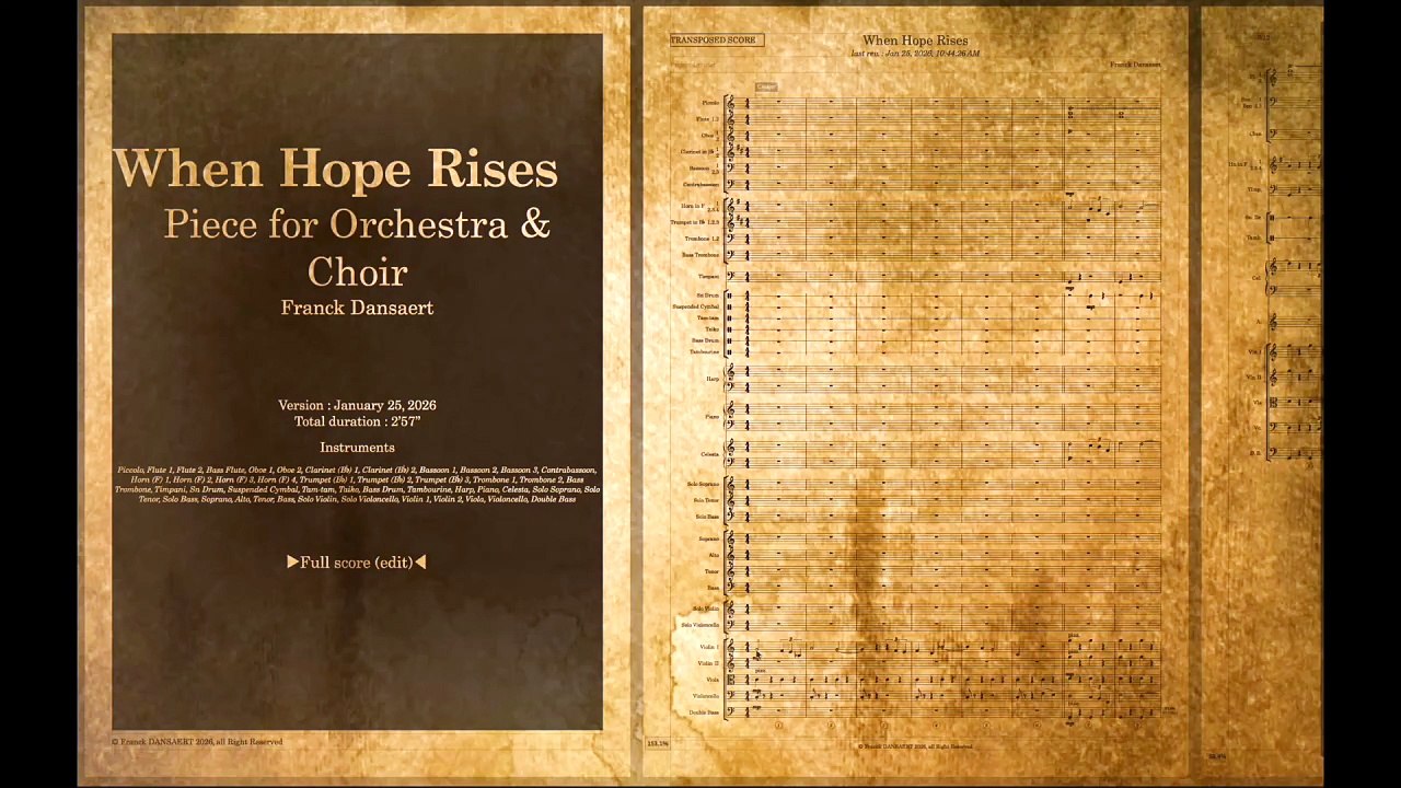 When Hope Rises (musique original) | Musique de Film