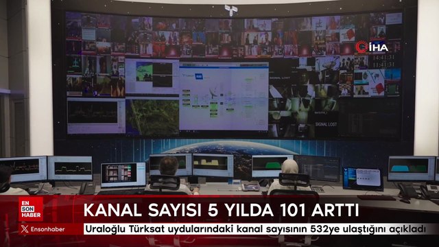 Uraloğlu Türksat uydularındaki kanal sayısının 532ye ulaştığını açıkladı