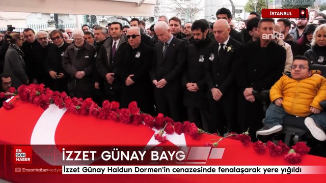 İzzet Günay Haldun Dormen'in cenazesinde fenalaşarak yere yığıldı