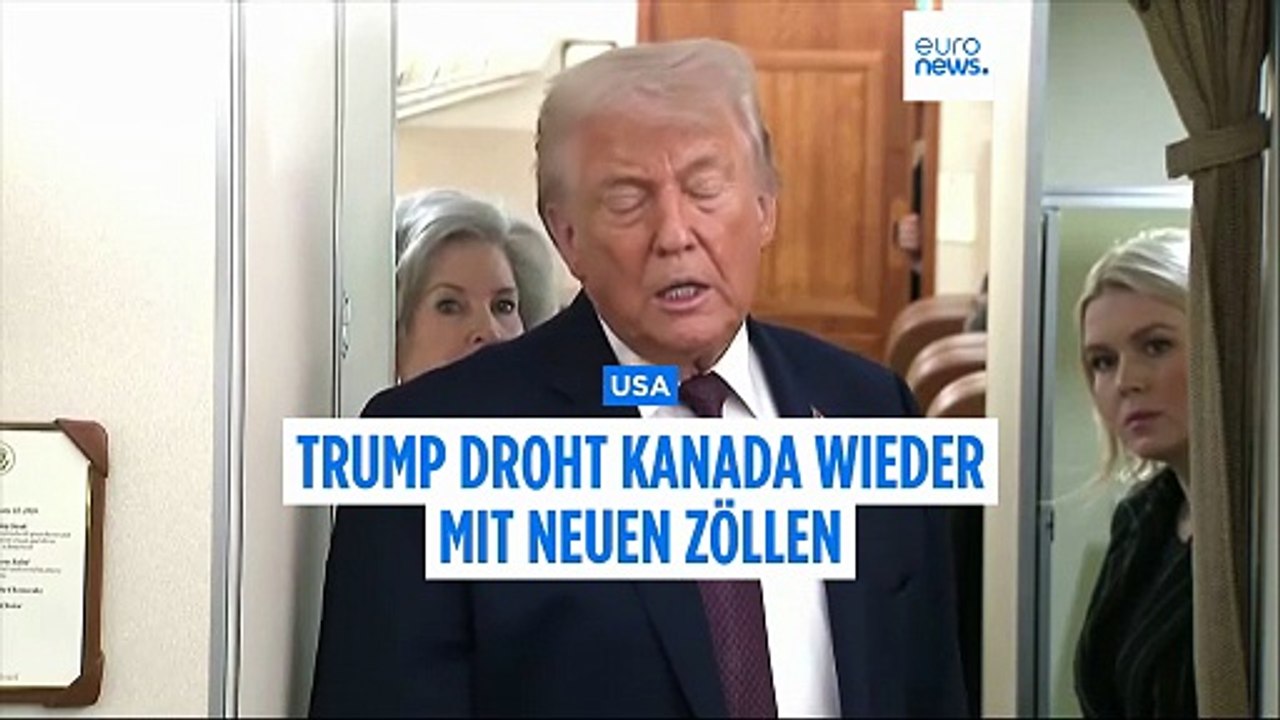 Wegen  Handelsabkommen mit China: Trump droht Kanada mit 100%igen Zöllen