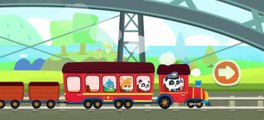 Baby Bus _ Captain Kiki In Train _ Panda Captain #baby  #babybus #captain #babycartoon