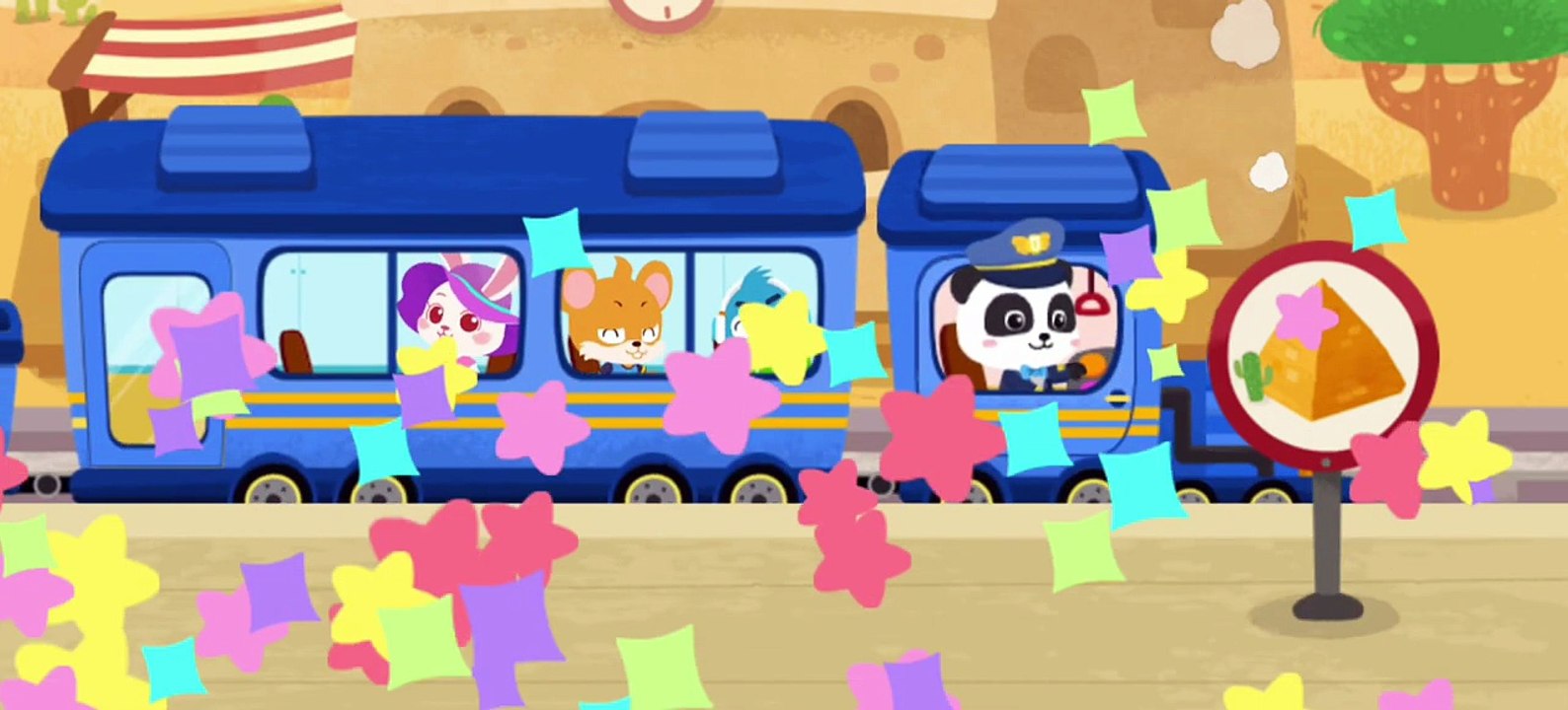 Baby Bus Train _ Captain Kiki _ Train Game #viral #train