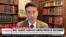 Nikolas Ferreira chega a Brasília e aliados de Jair Bolsonaro fazem ato contra prisão