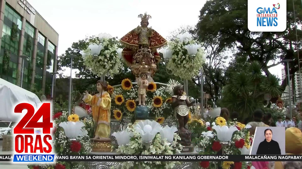 Mga Sto. Niño na may iba-ibang bihis, ipinarada sa Pasay | 24 Oras Weekend