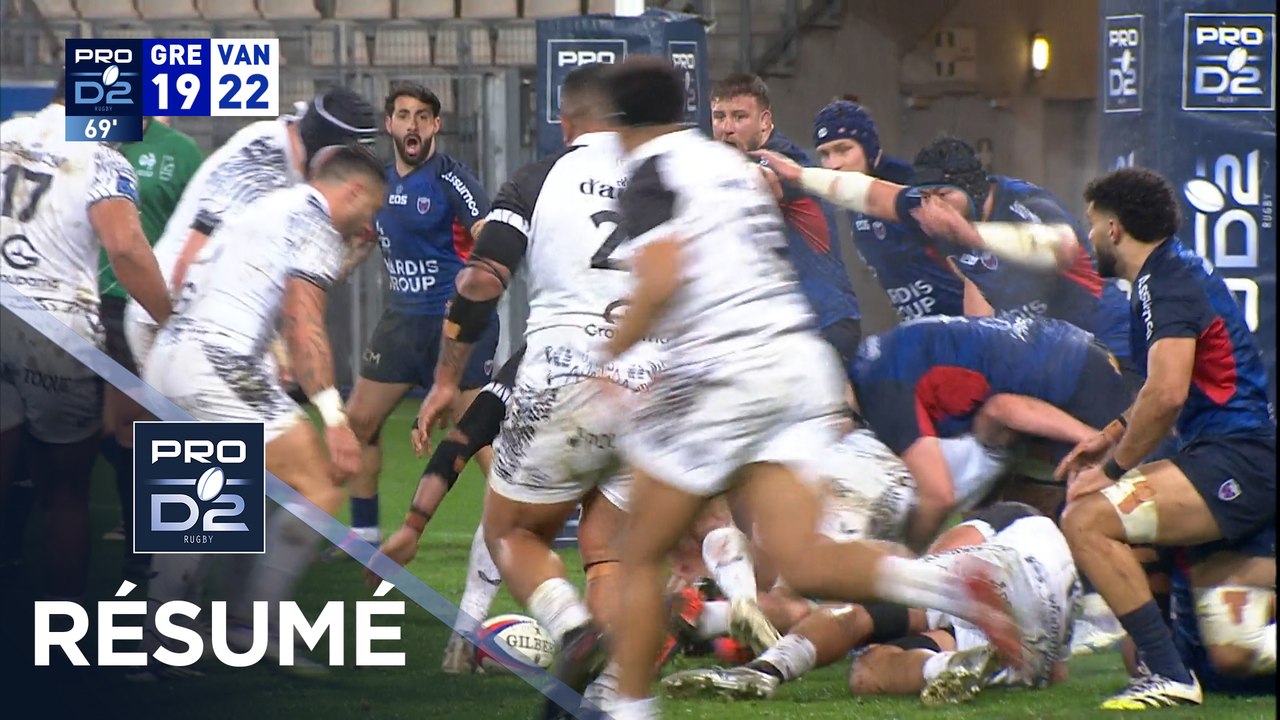 PRO D2 Saison 2025-2026 J18 - Résumé FC Grenoble Rugby - RC Vannes