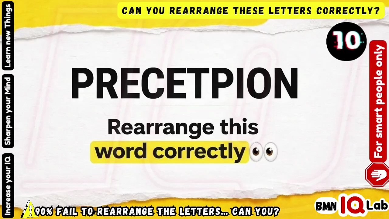 #ThinkYouCan 😂😏 Can You Rearrange These Letters Correctly? ✏️