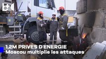 Ukraine gèle, la Russie «alourdit la main» — 1,2 M de bâtiments privés d'énergie