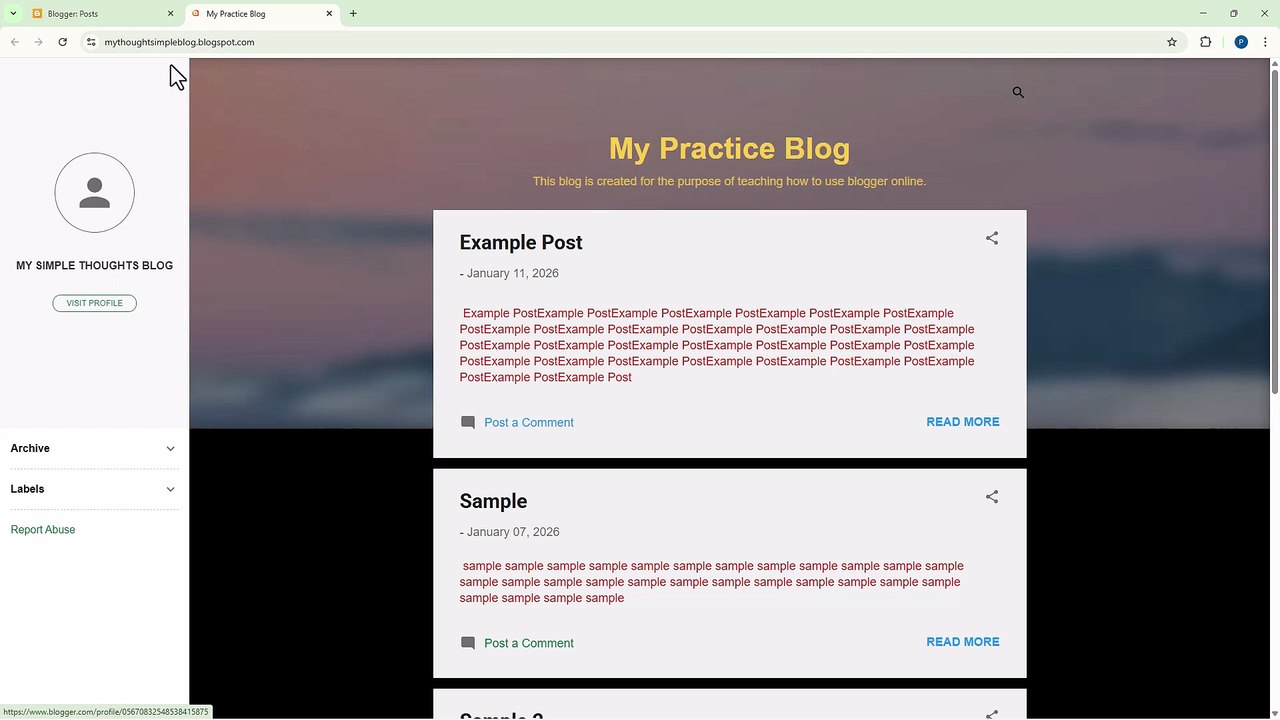 Blogger 32 Setting Blog Icon