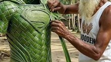 Amazing Coconut Leaf Superman