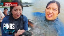 Kara David, lumusong sa Pampanga River para manguha ng buhangin! | Pinas Sarap