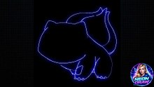 Bulbasaur neon draw
