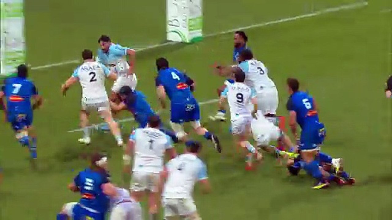 TOP 14 - Essai de Lucas MARTIN (AB) - Aviron Bayonnais - Castres Olympique