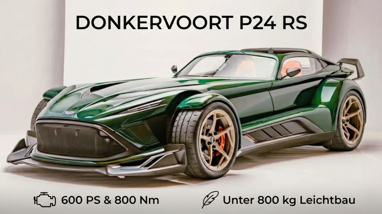 2026 Donkervoort P24 RS: Radikal, leicht, unfassbar schnell!