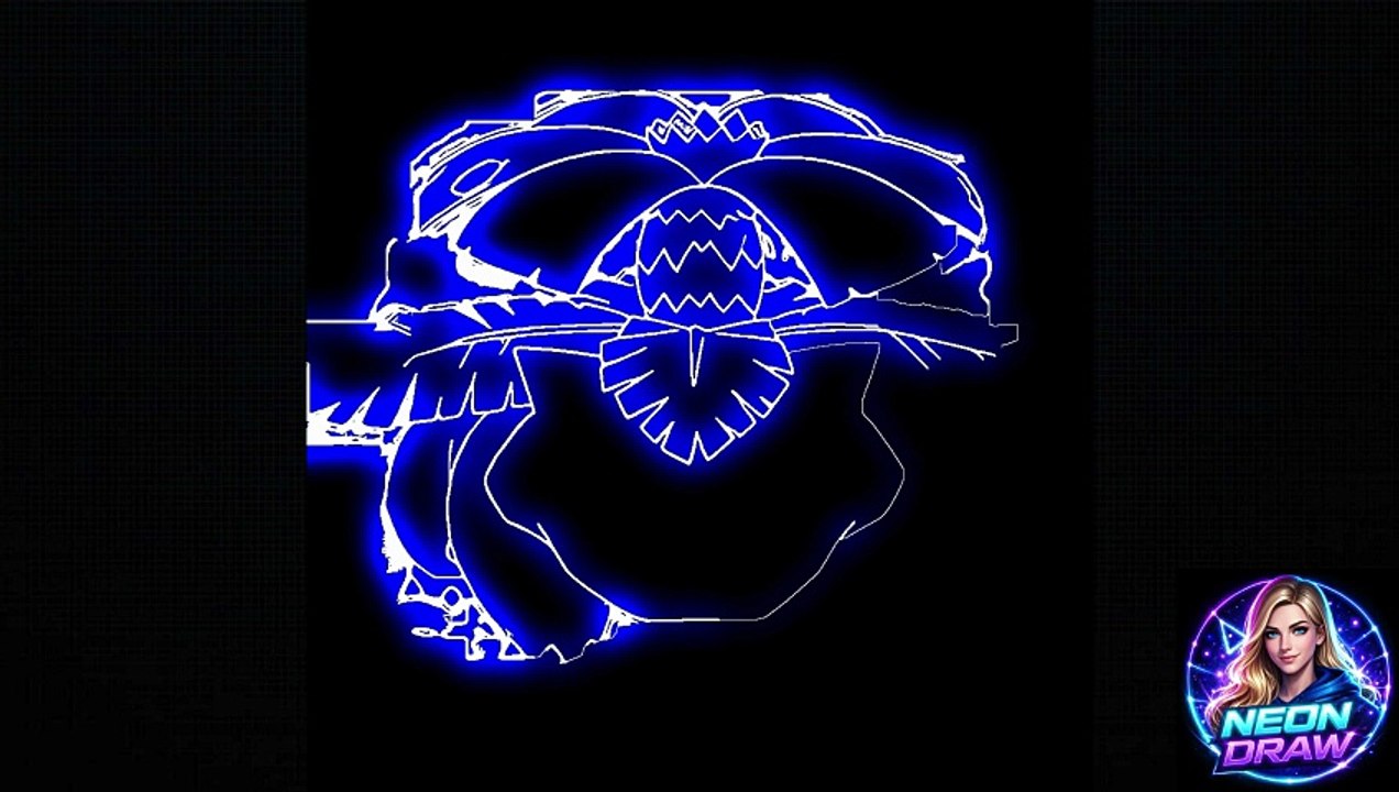 Venusaur neon draw