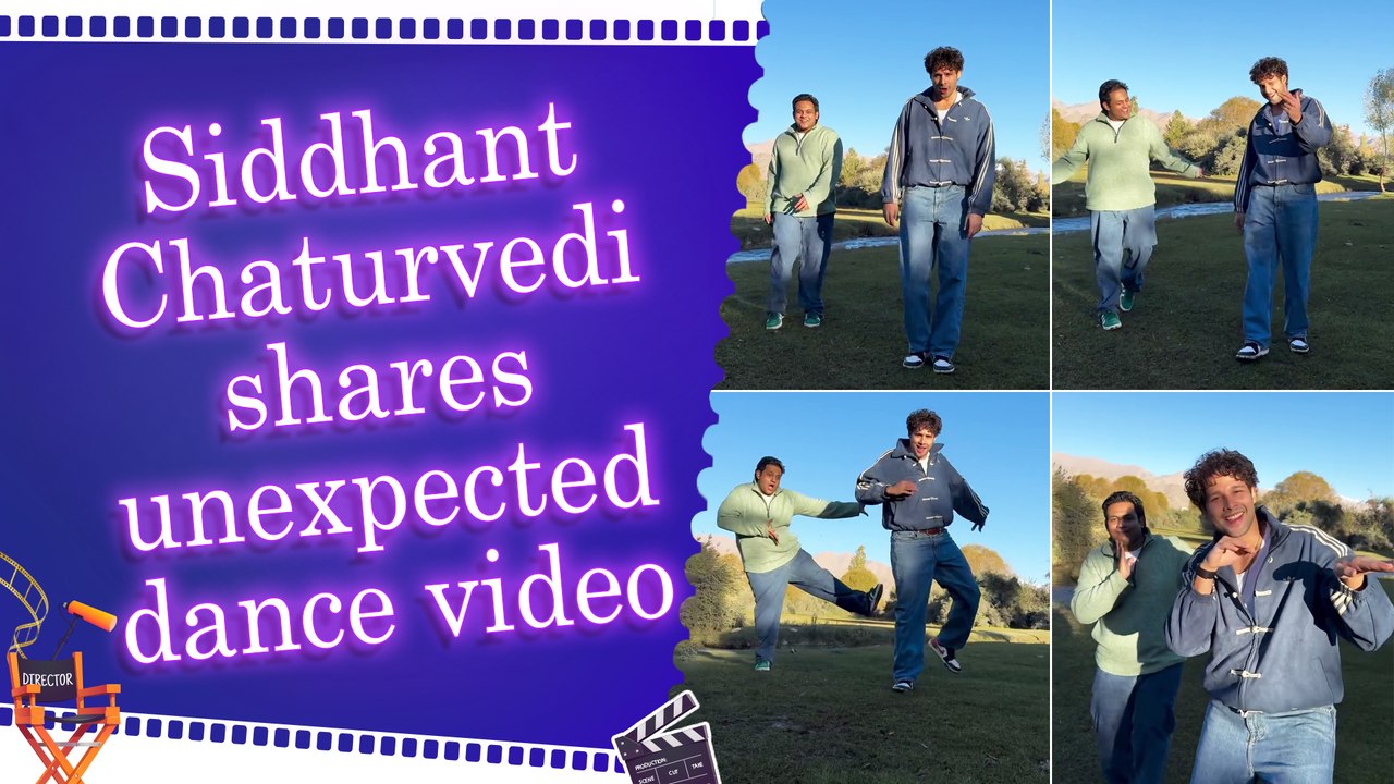 Siddhant Chaturvedi’s stunning dance performance on ‘Aasma Aasma’ from upcoming film 'Do Deewane Seher Main'