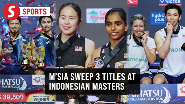 Triple delight for Malaysia at Indonesian Masters