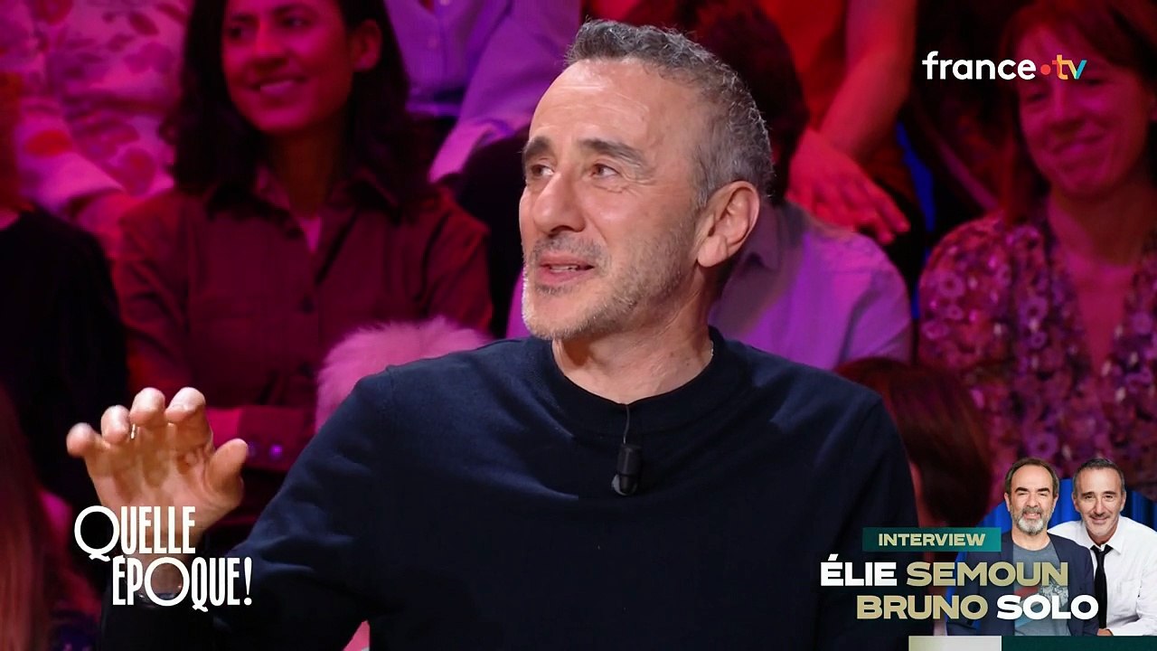 FEMME ACTUELLE - "Un point commun incroyable" : Elie Semoun se livre sur sa relation avec Dieudonné, tous deux devenus papa sur le tard, dans Quelle époque !