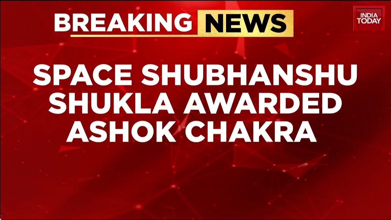 Shubhanshu Shukla Awarded Ashok Chakra After Historic International Space Station Mission