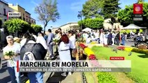 Protesta en Michoacán por el asesinato de intérpretes de Lengua de Señas