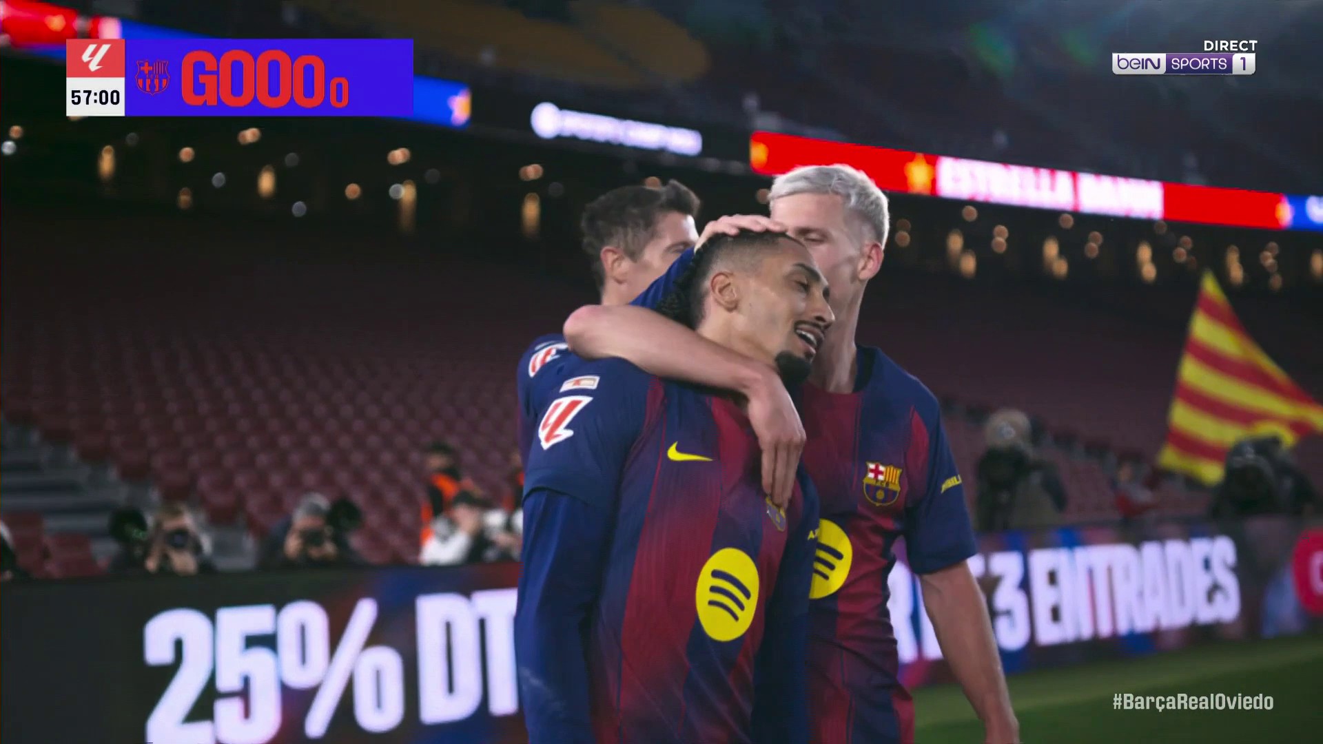 Liga : Le piqué sublime de Raphinha pour le break !