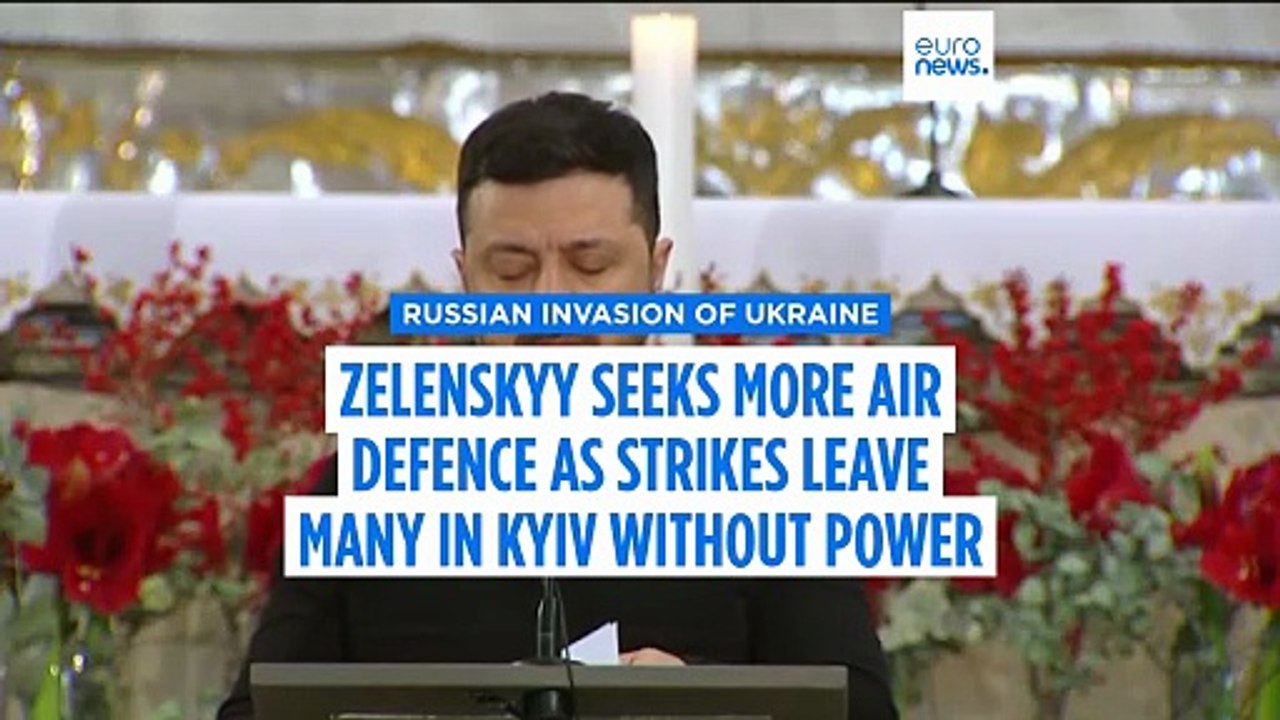 Zelenskyy seeks more air defence amid harsh winter and Russian attacks