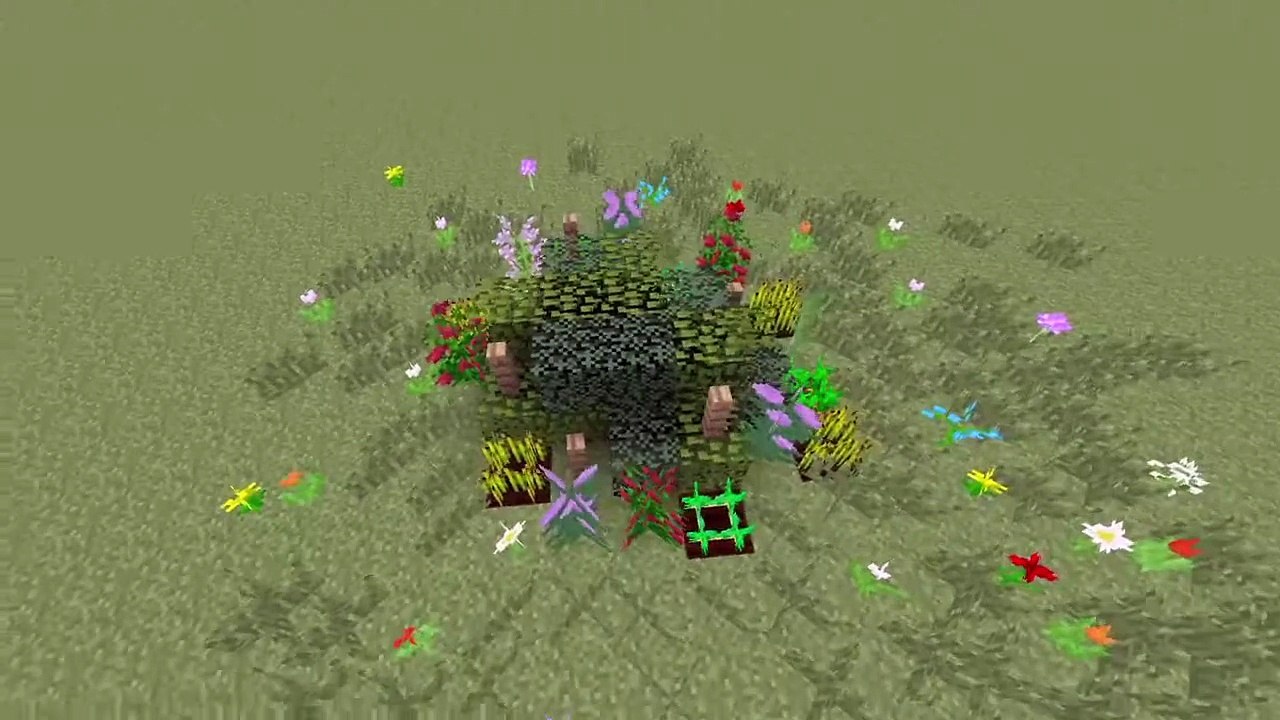 Comment faire un BUISSON RÉALISTE sur MINECRAFT ? 🤔 #1